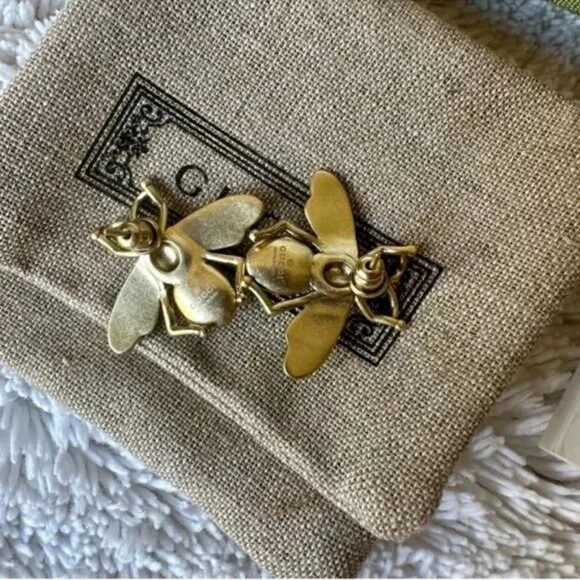 Gucci Bee GG Earrings - Picture 2 of 5